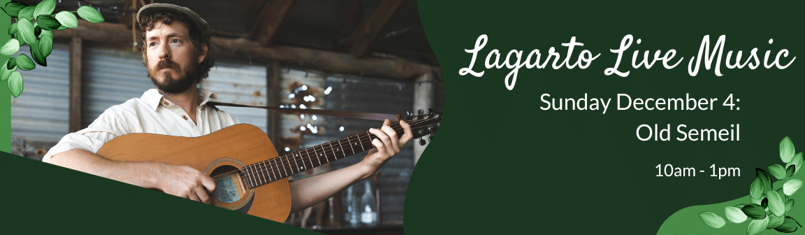 Enjoy live music at Cafe Lagarto with Old Semeil