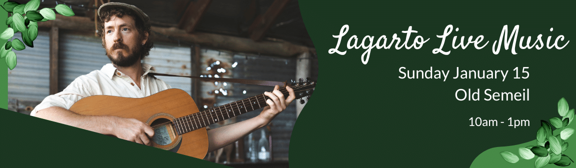 Enjoy live music at Cafe Lagarto with Old Semeil
